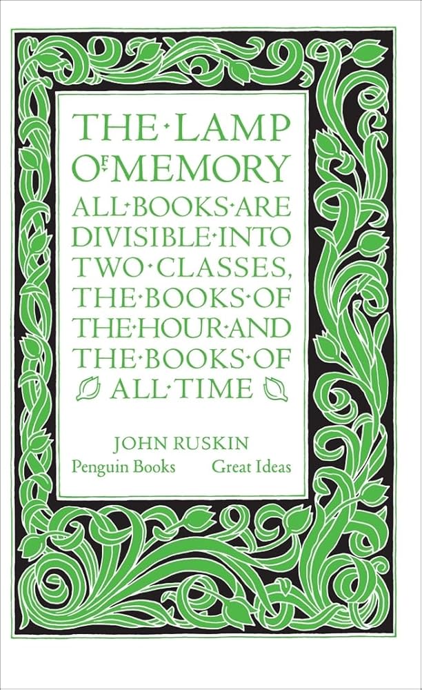 Great Ideas the Lamp of Memory (Penguin Great Ideas) cover image