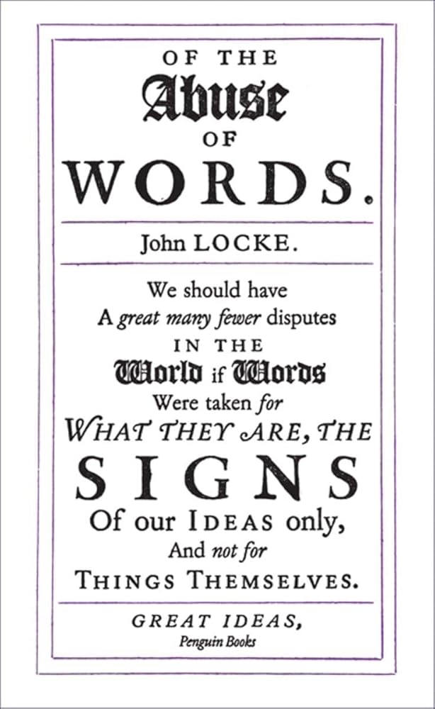 Great Ideas of the Abuse of Words (Penguin Great Ideas) cover image