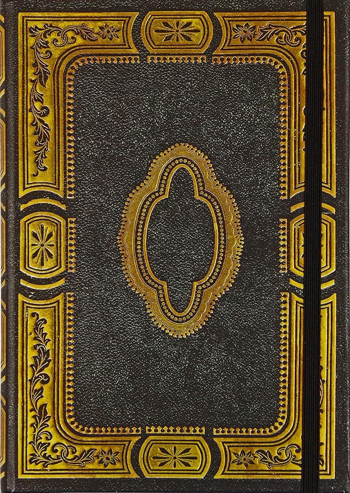 Gilded Onyx Journal (5" x 7" Notebook) cover image