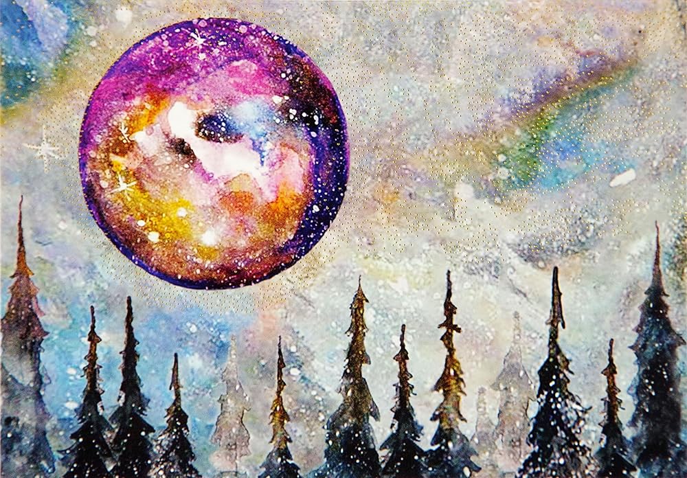 Mystic Moon Note Cards (14 cards, 15 self-sealing envelopes) cover image