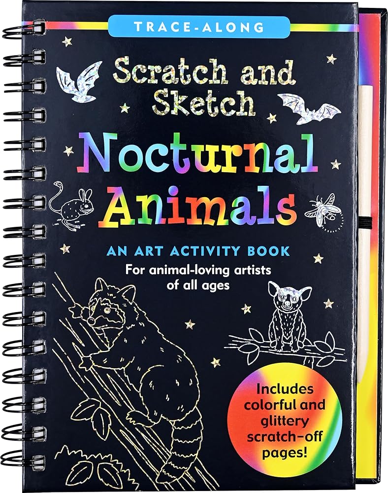 Scratch & Sketch Nocturnal Animals cover image