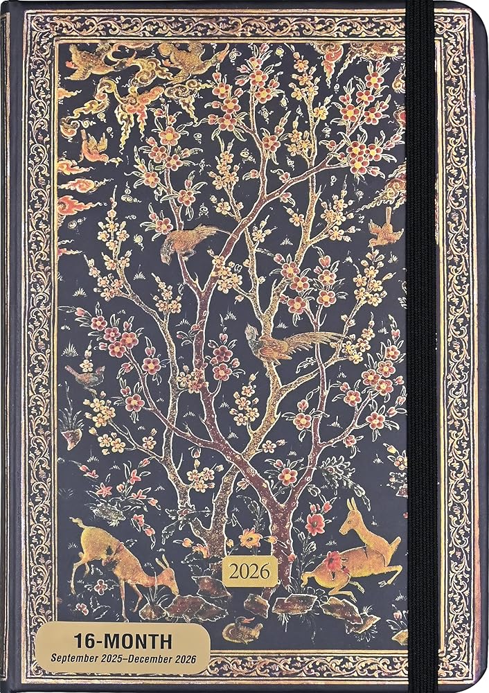 2026 Persian Grove Weekly Planner (16 months, Sept 2025 to Dec 2026) cover image