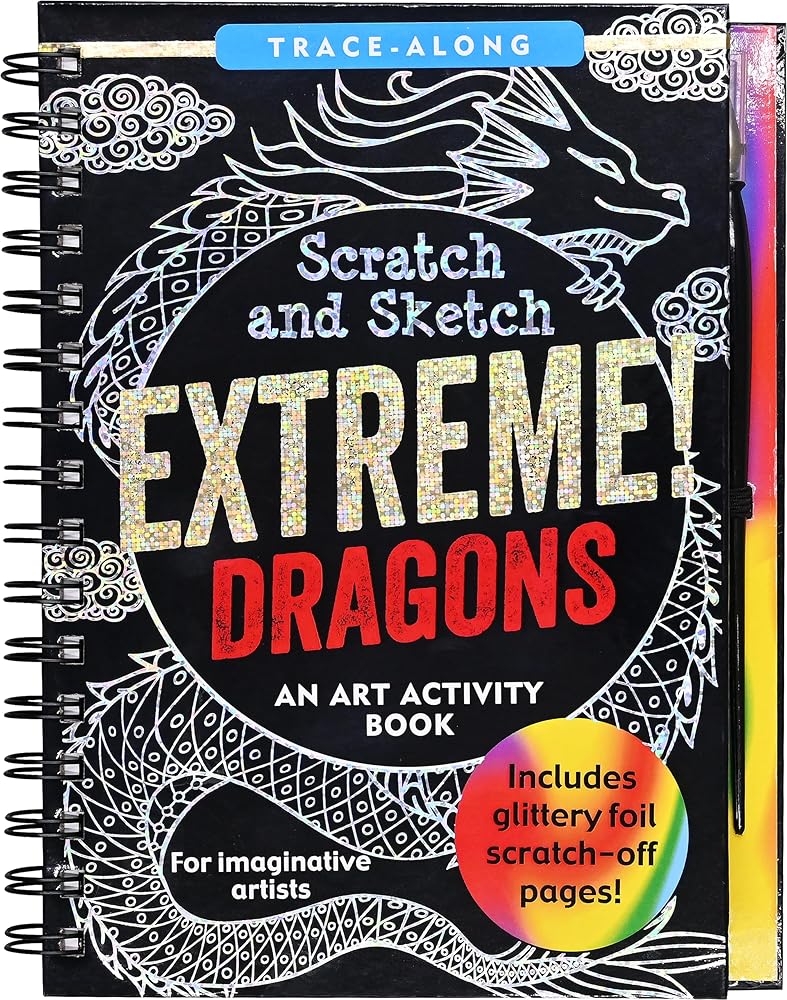 Scratch & Sketch Extreme! Dragons (Trace Along) cover image