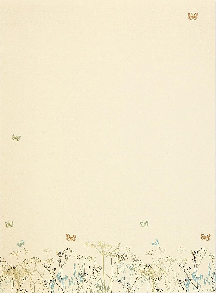 Butterflies Stationery Set (30 sheets and 24 envelopes) cover image