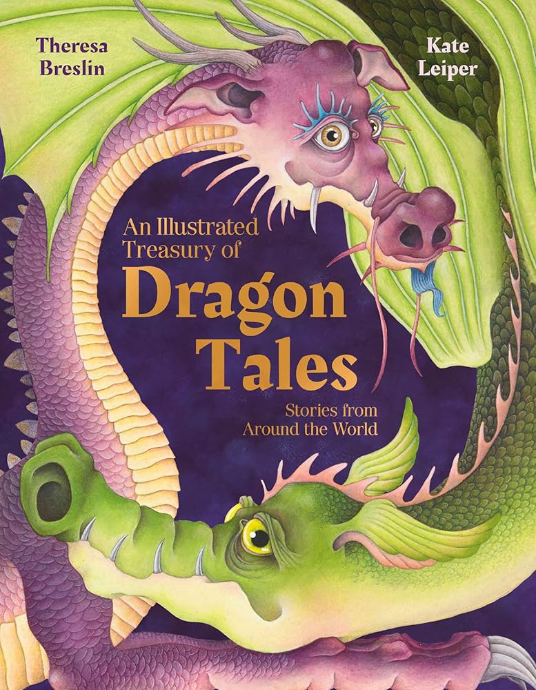 An Illustrated Treasury of Dragon Tales: Stories from Around the World cover image