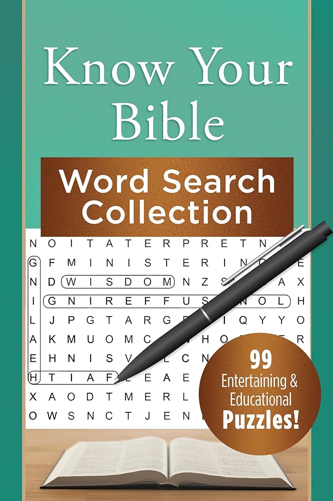 Know Your Bible Word Search Collection: 99 Entertaining and Educational Puzzles! cover image