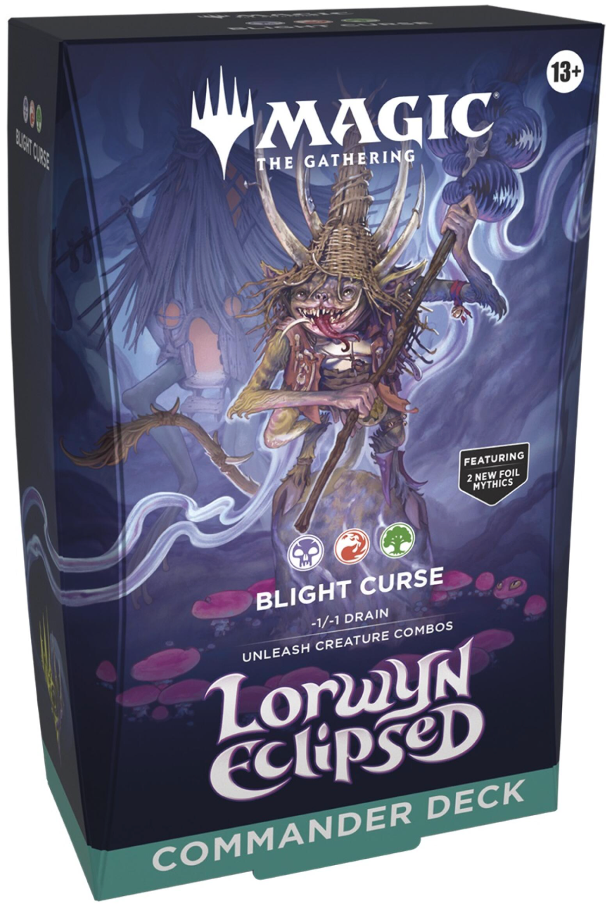 Lorwyn Eclipsed Blight Curse Commander Deck