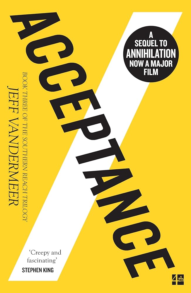 Acceptance (The Southern Reach Trilogy) - 9780008139124 - Jeff VanderMeer - Fourth Estate - The Little Lost Bookshop