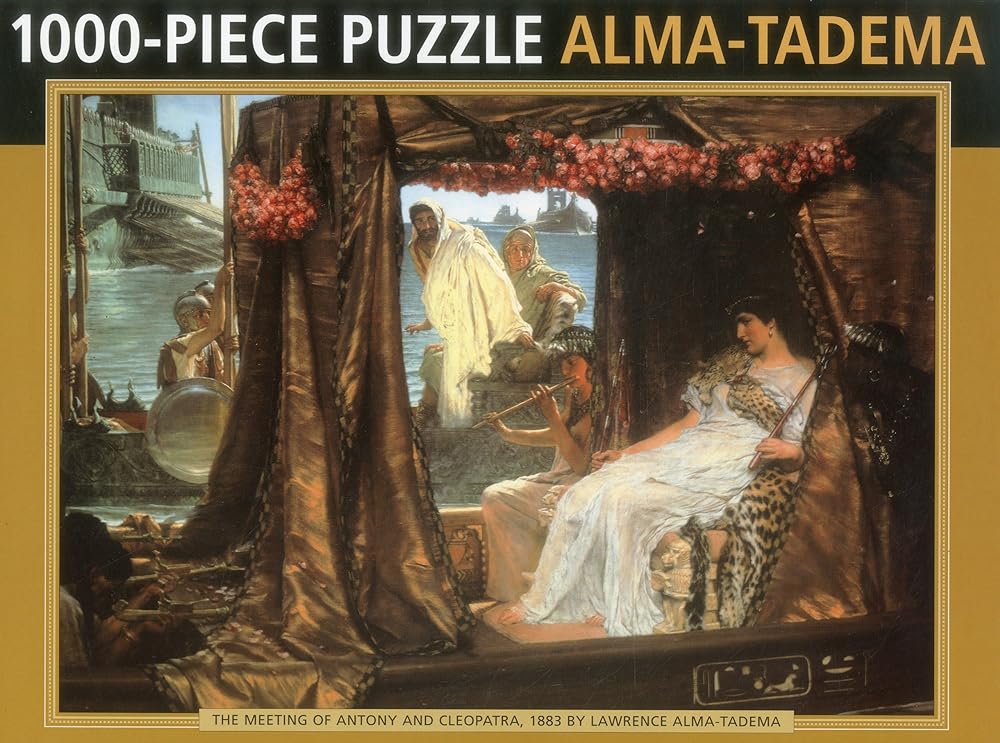 Antony and Cleopatra by Alma Tadema: 1000 - piece puzzle - 9780754825227 - Jigsaw - Peony - The Little Lost Bookshop