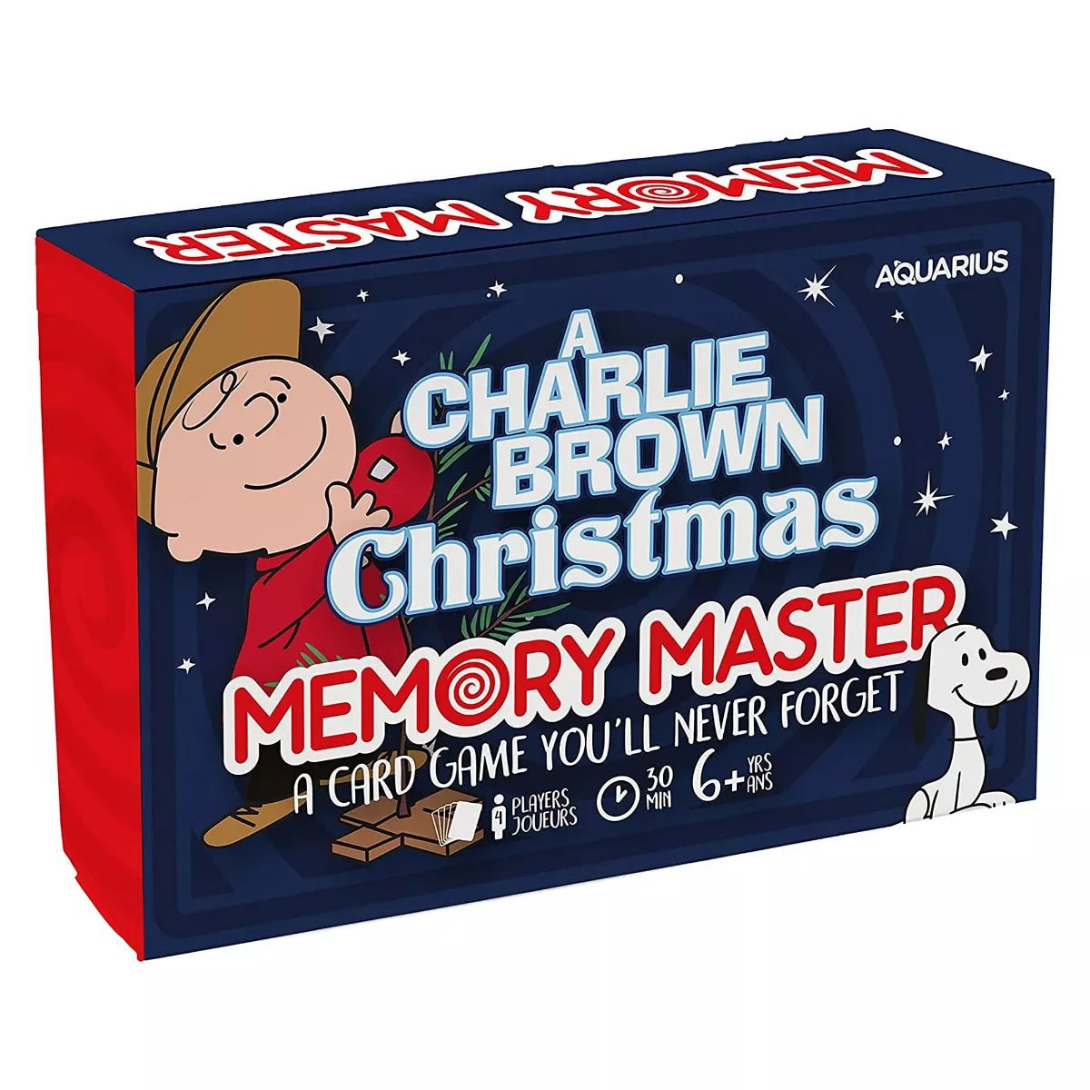 Aquarius Puzzles Peanuts Charlie Brown Christmas Memory Master Card Game - 840391158818 - The Little Lost Bookshop - The Little Lost Bookshop