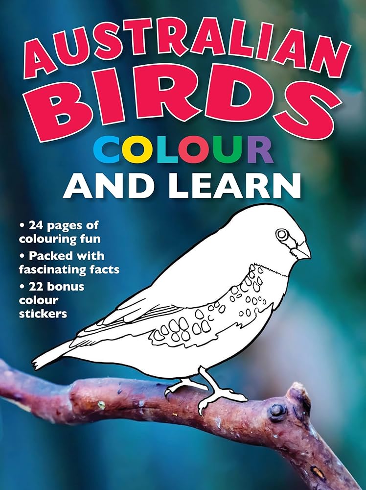 Australian Birds Colour and Learn - 9781760794262 - New Holland Publishers - New Holland Publishers - The Little Lost Bookshop