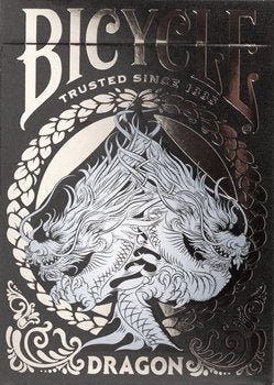 Bicycle Black Dragon Playing Cards - 073854097724 - Bicycle - The Little Lost Bookshop