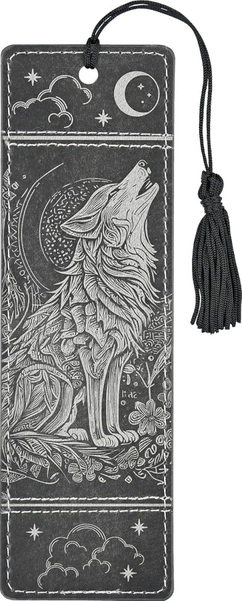 Bookmark: Leather Wolf - 9781441342898 - The Little Lost Bookshop - The Little Lost Bookshop