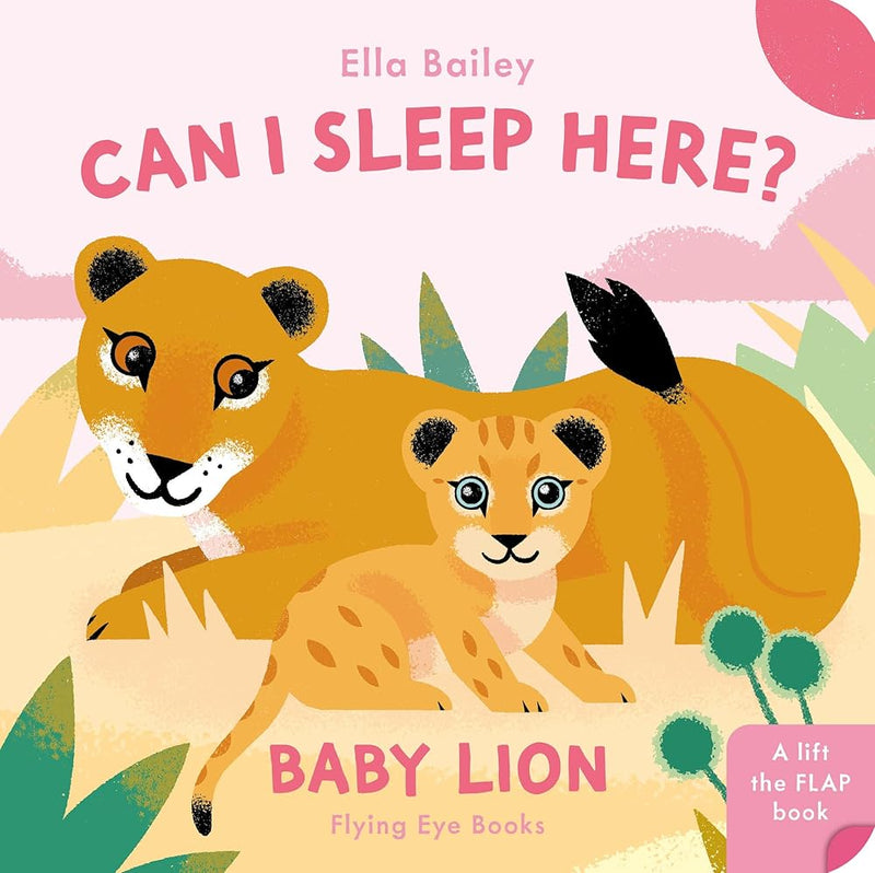 Can I Sleep Here Baby Lion - 9781838748944 - Ella Bailey - Flying Eye Books - The Little Lost Bookshop