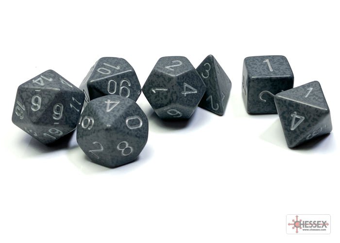 Chessex D7 - Die Set Speckled Polyhedral Hi - Tech - 601982021153 - VR - The Little Lost Bookshop