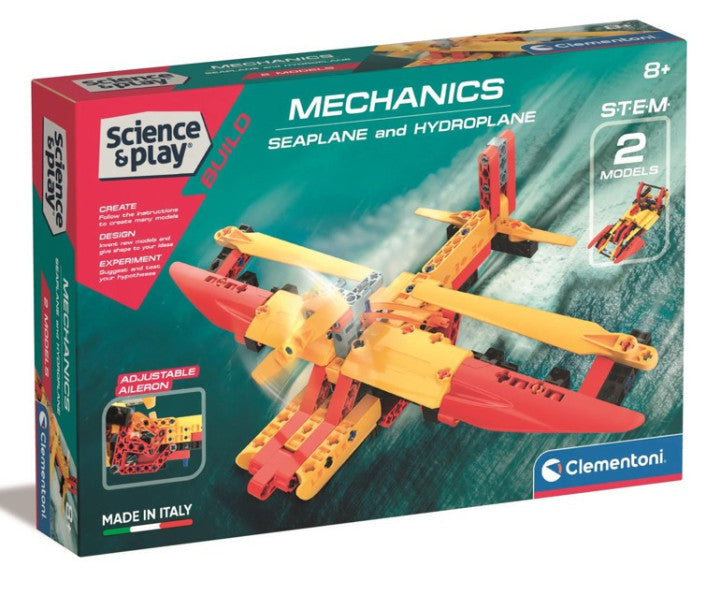 Clementoni Science & Play Mechanical - Mechanical Lab Seaplane & Hydroplane