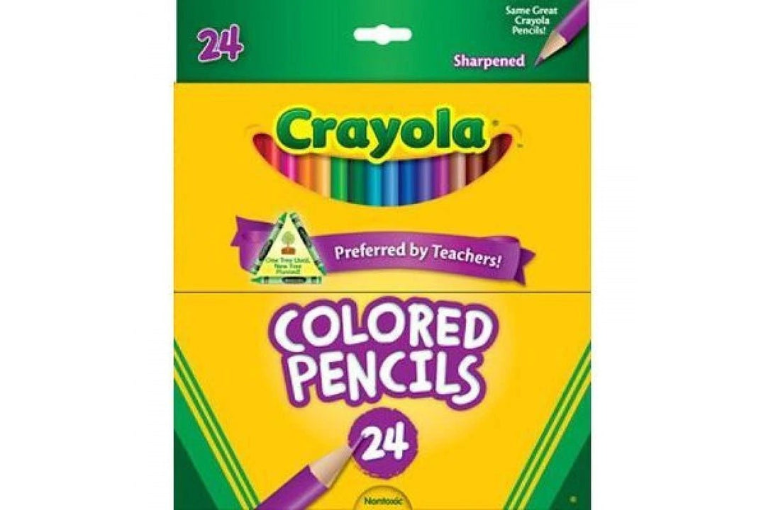 Crayola Coloured Pencils (48 Pack) - 071662140243 - Jedko Games - The Little Lost Bookshop