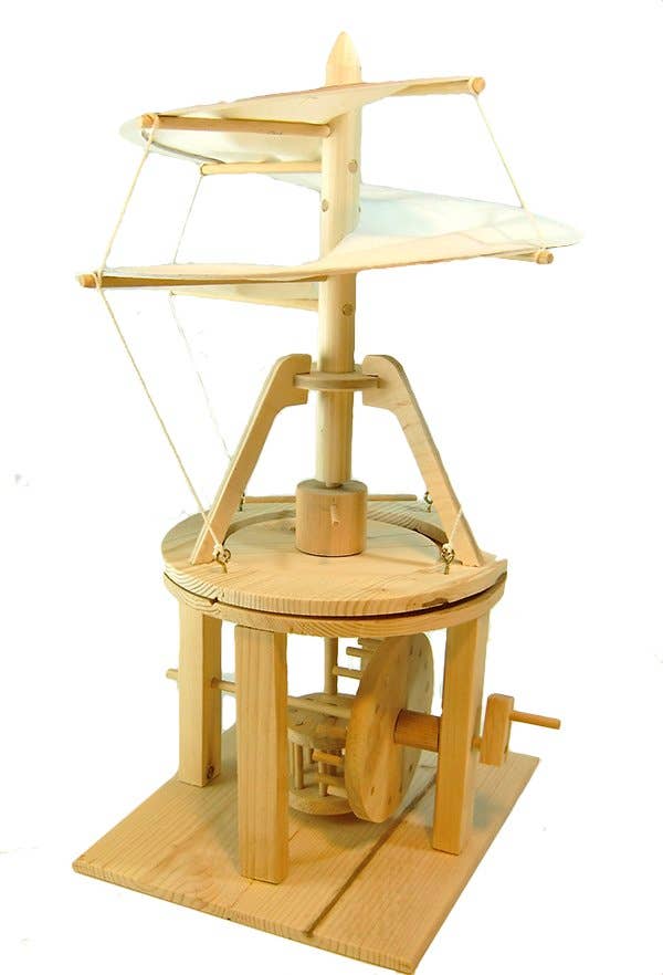 Da Vinci Helicopter Wooden Kit - 6705 - Science and Nature - The Little Lost Bookshop
