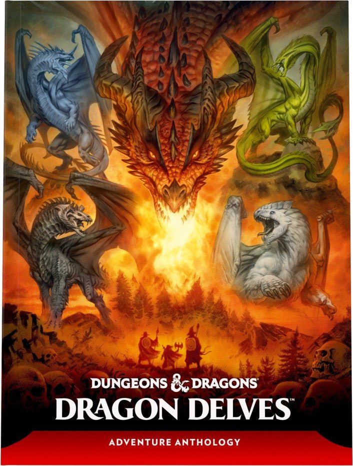 D&D Dungeons & Dragons Dragon Delves an Adventure Anthology Hardcover - 9780786969982 - Amanda Hamon, James Wyatt - Wizards of the Coast - The Little Lost Bookshop