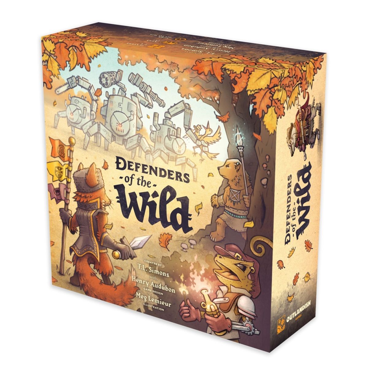 Defenders of the Wild - 732388398331 - Board Game - Outlandish Games - The Little Lost Bookshop