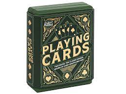 Double Deck Wood Playing Cards Case - 5056297221159 - Games - The Little Lost Bookshop