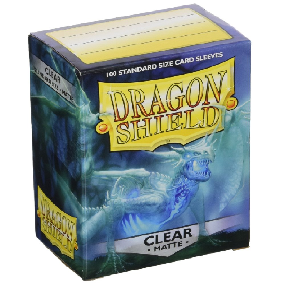 Dragon Shield: Sleeve Matte (Clear) - 5706569110017 - Dragon Shield - The Little Lost Bookshop