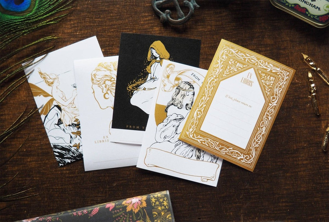 Enchanted Mix Pack Bookplates - 10 pack - 712221236754 - Bookplate - Fleur & Fable - The Little Lost Bookshop