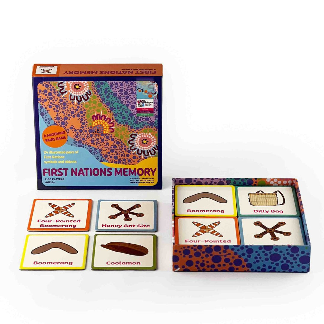 First Nations Memory Game - fnmemory - Game - Wingaru - The Little Lost Bookshop