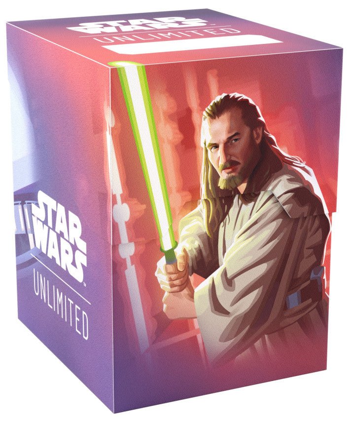 Gamegenic Star Wars Unlimited Soft Crate - Qui - Gon Jinn - 4251715418628 - Card Game - Gamegenic - The Little Lost Bookshop