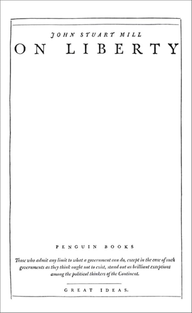 Great Ideas V On Liberty (Penguin Great Ideas) - 9780141046945 - John Stuart Mill - Penguin UK - The Little Lost Bookshop
