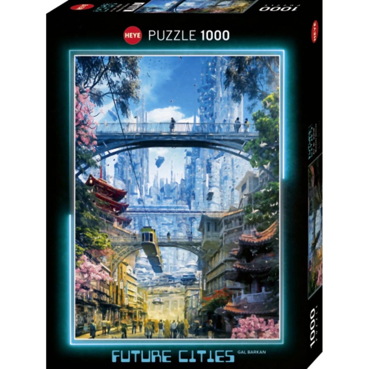Heye Puzzle Future Cities Markets District - 4001689300388 - The Little Lost Bookshop - The Little Lost Bookshop