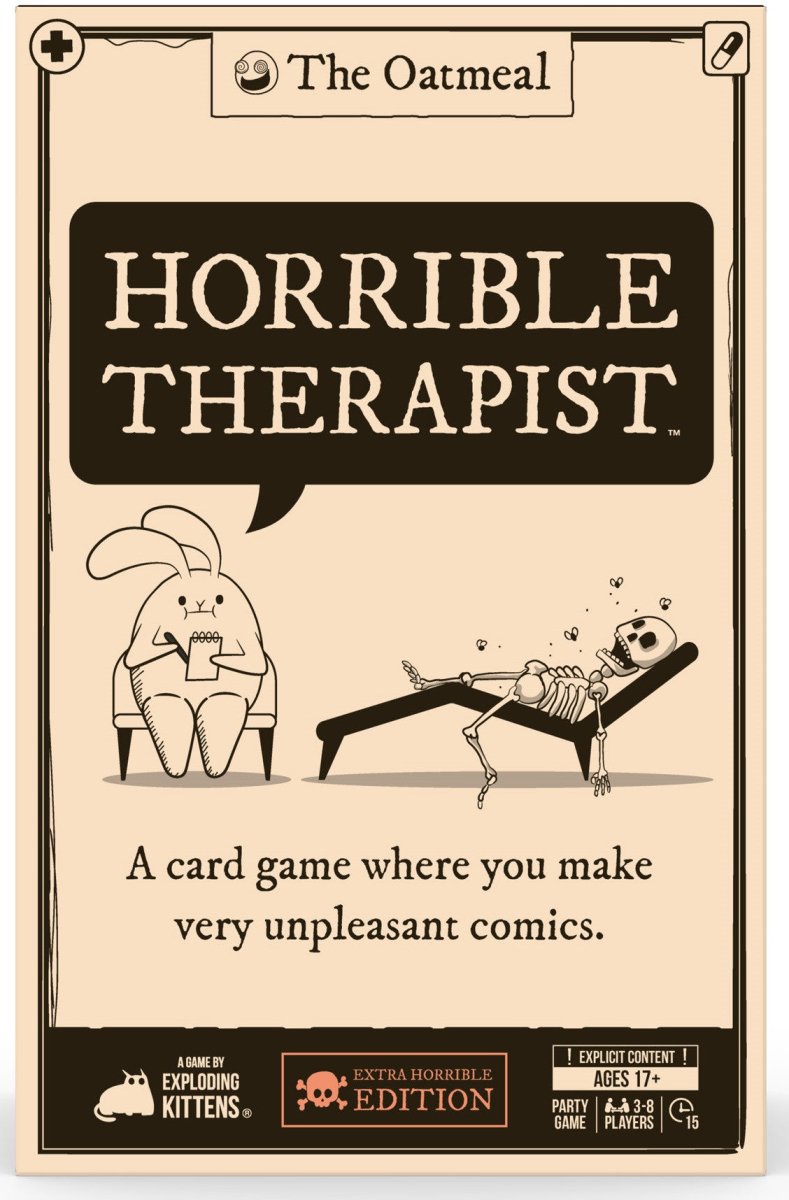 Horrible Therapist - 810083049106 - Games - Exploding Kittens - The Little Lost Bookshop