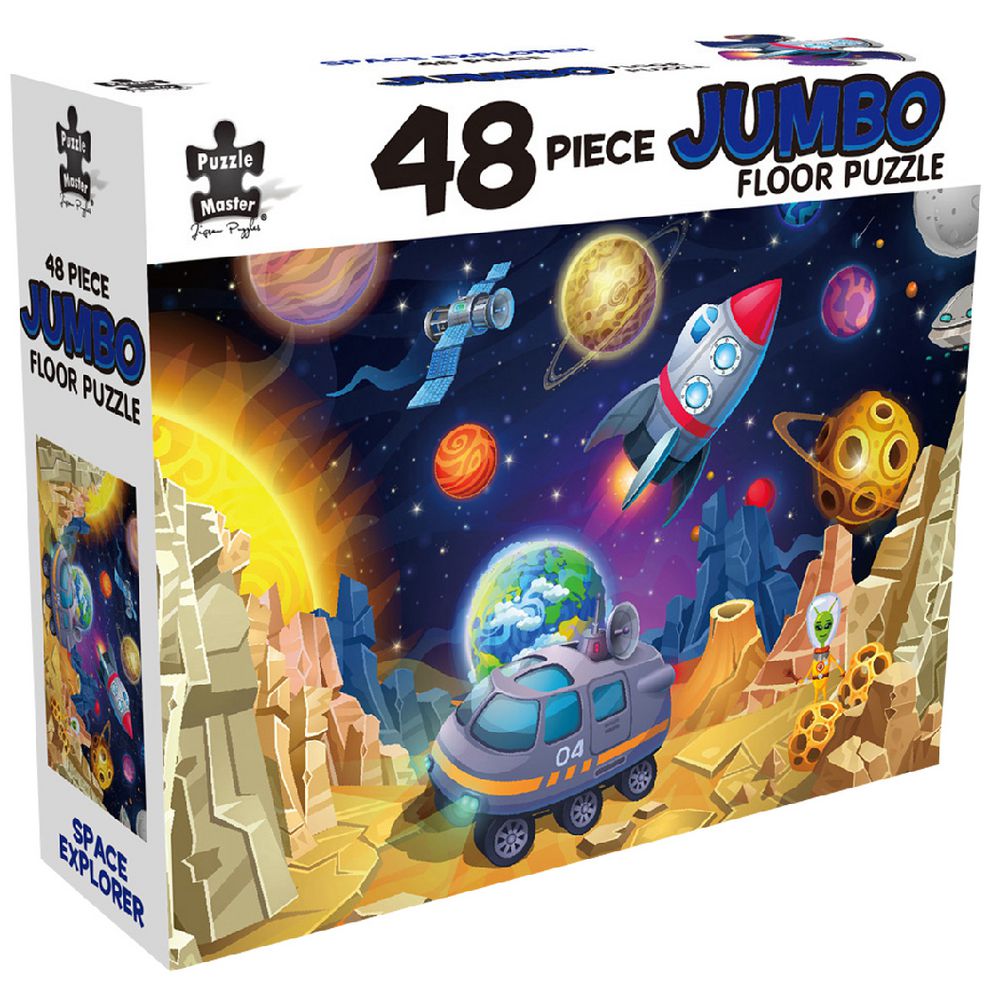 Jumbo Puzzle Space Explorer - 9350375012575 - The Little Lost Bookshop - The Little Lost Bookshop