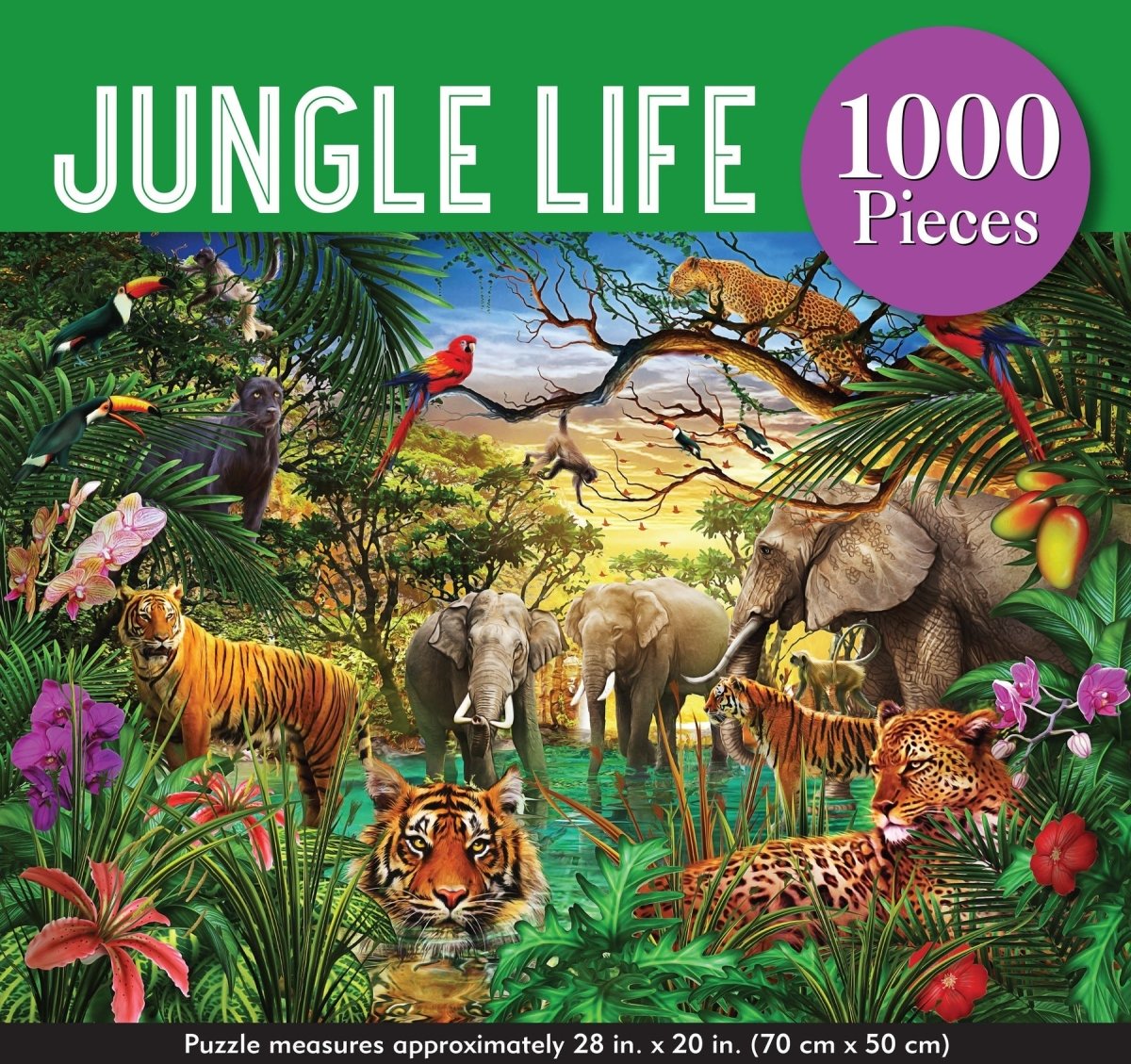 Jungle Life: Pete Pauper Press Puzzle - 9781441330574 - The Little Lost Bookshop - The Little Lost Bookshop