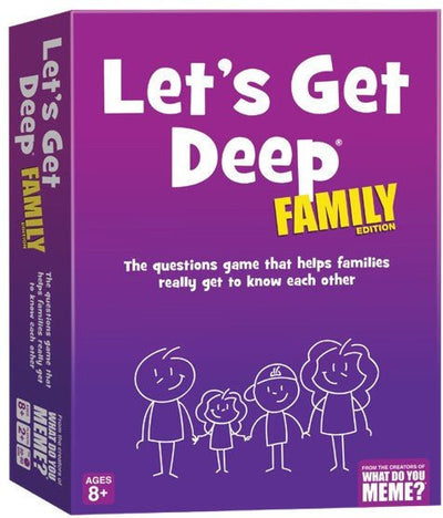 Let's Get Deep Family Edition - 810816034737 - Games - What do you meme? - The Little Lost Bookshop