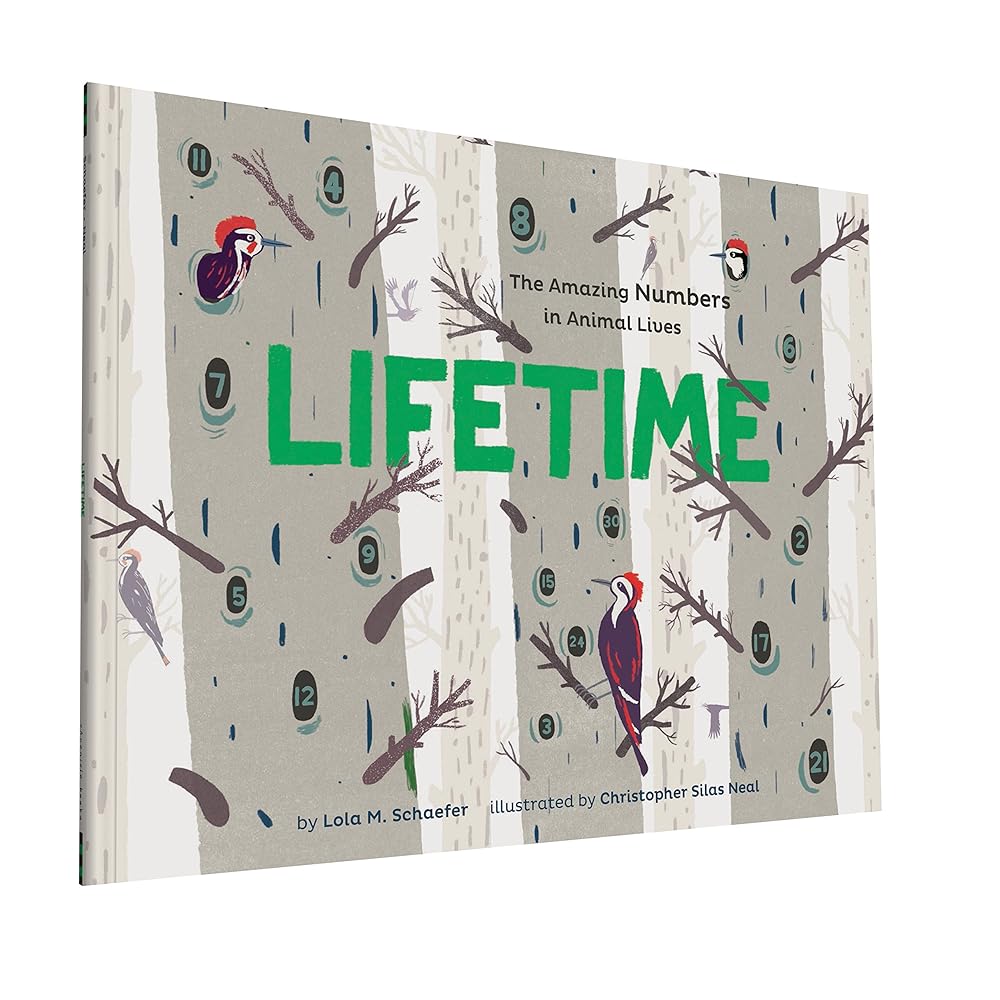 Lifetime: The Amazing Numbers in Animal Lives - 9781452152103 - Lola M Schaefer, Christopher Silas Neal - CB - The Little Lost Bookshop