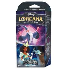 Lorcana Rise of the Floodborn Starter Deck: Amethyst & Steel - 4050368982391 - Disney Editions - The Little Lost Bookshop