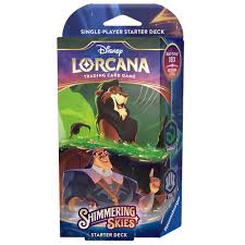 Lorcana Shimmering Skies Starter Deck: Emerald & Steel - 4050368983817 - The Little Lost Bookshop - The Little Lost Bookshop