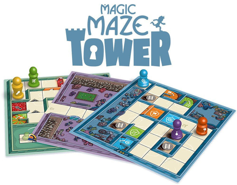 Magic Maze Tower - 0543003304440 - Game - Sit Down - The Little Lost Bookshop