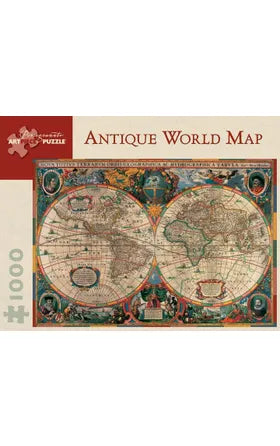 Antique World Map 1,000-Piece Jigsaw Puzzle