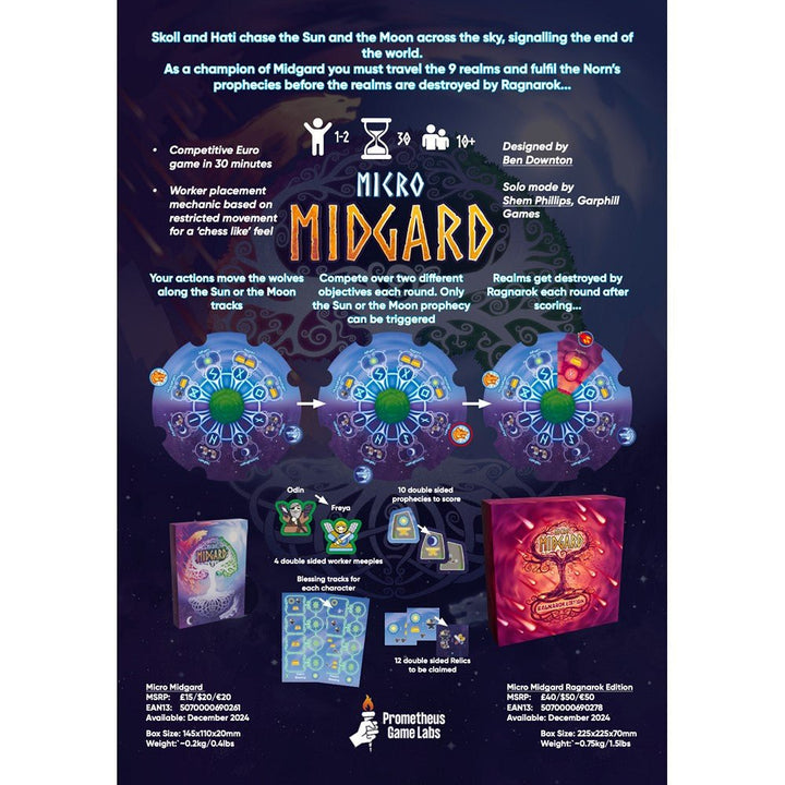 Micro Midgard Ragnarok Edition - 5070000690278 - Game - The Little Lost Bookshop - The Little Lost Bookshop