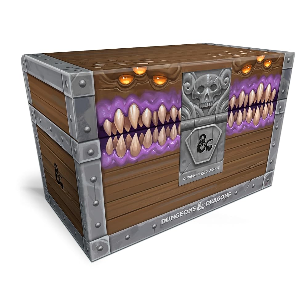 Mimic Treasure Chest Notebook Set (Dungeons & Dragons) - 9780593580745 - Official Dungeons & Dragons Licensed - Clarkson Potter - The Little Lost Bookshop