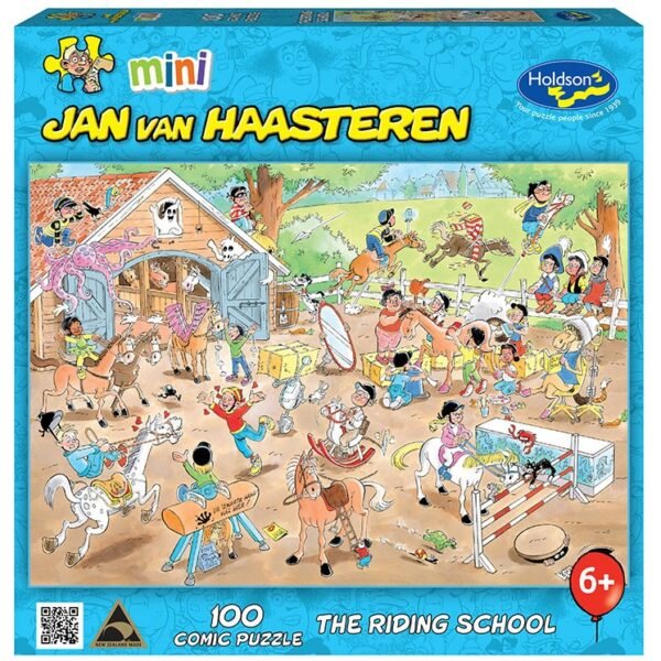 Mini Jan Van Haasteren The Riding School Comic Puzzle - 9414131731077 - The Little Lost Bookshop - The Little Lost Bookshop