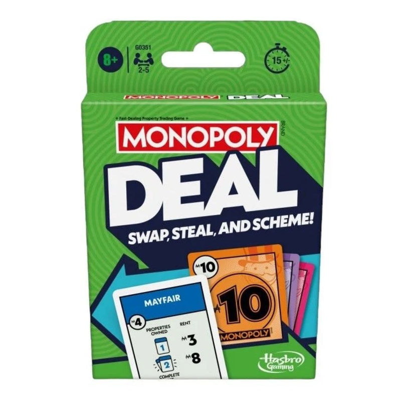 Monopoly Deal - 195166258775 - Game - Hasbro - The Little Lost Bookshop