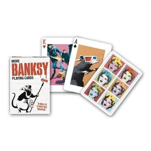 More Banksy Playing Cards - 9001890171611 - Jedko Games - The Little Lost Bookshop