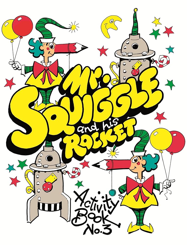 Mr Squiggle and his Rocket Activity Book No.3 - 9781921953606 - Norman Hetherington - National Museum of Australia - The Little Lost Bookshop