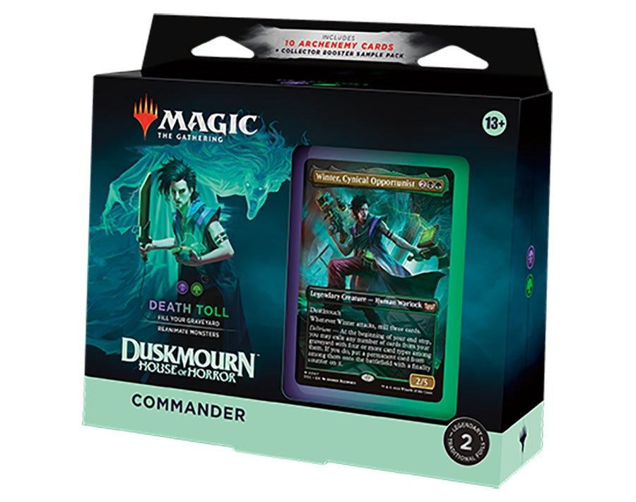 MTG Duskmourn: House of Horror Commander Deck - 195166258676 - MTG - The Little Lost Bookshop