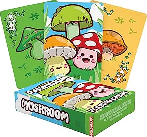 Mushroom Playing Cards - 840391178793 - Jedko Games - The Little Lost Bookshop