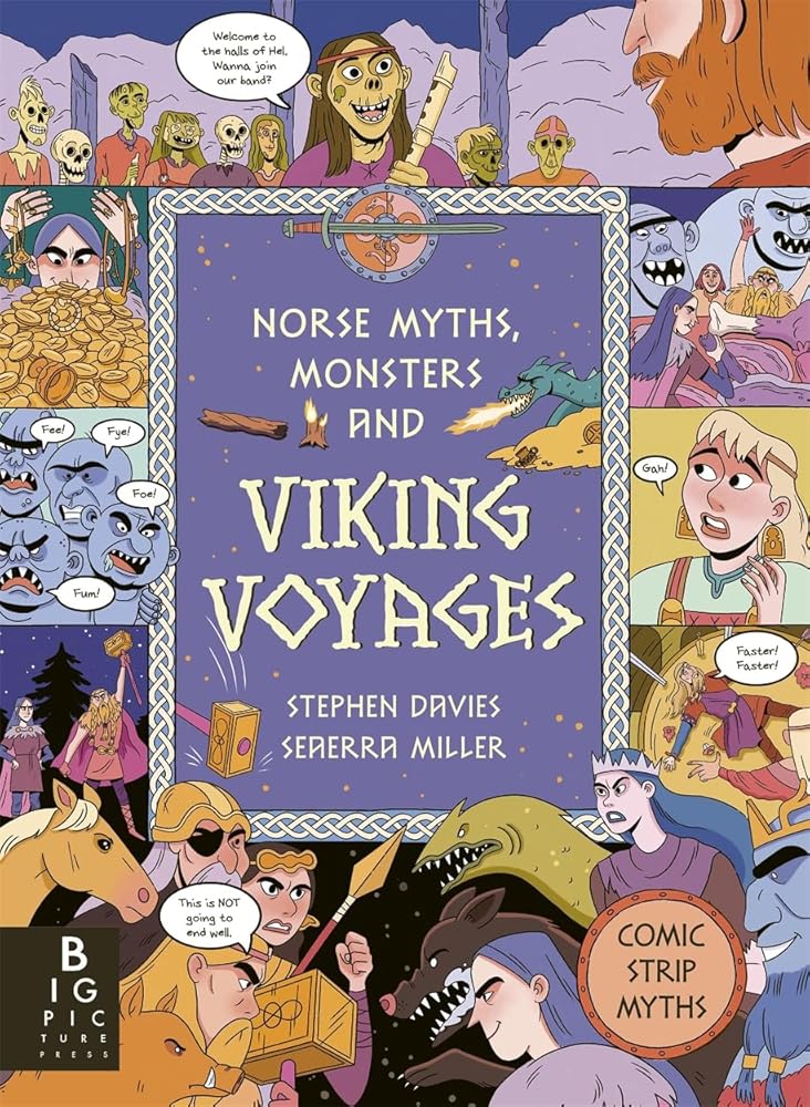 Norse Myths, Monsters and Viking Voyages - 9781800786745 - Stephen Davies, Seaerra Miller - Penguin - The Little Lost Bookshop