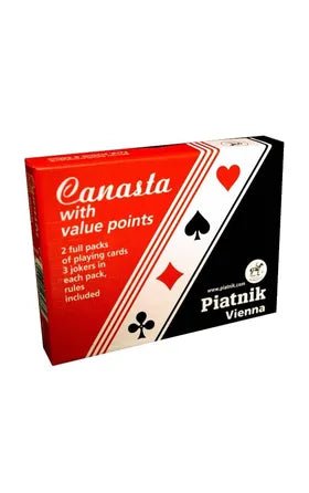 Piatnik Canasta Twin Pack - 9001890230332 - Game - The Little Lost Bookshop